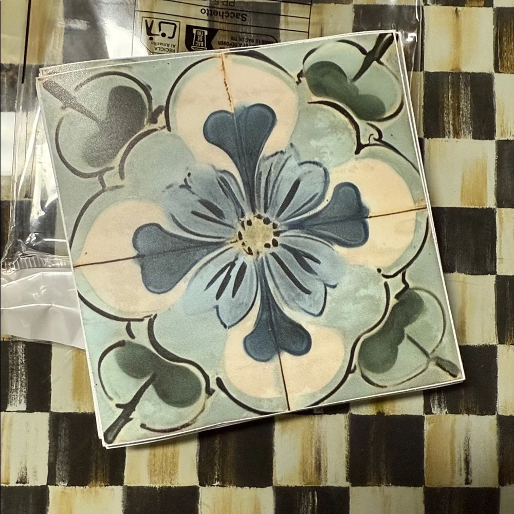 Peel and Stick 4 x 4” Tile Stickers NIB - Picture 2 of 6